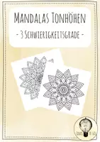 Vorschau - Arbeitsblätter - Mandala Notennamen und Tonhöhen - Deckblatt