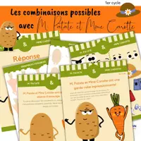 Aperçu - Jeux - Les combinaisons possibles avec M. Patate & Mme Carotte - Page de couverture