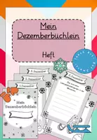Vorschau - Arbeitsblätter - Mein Dezemberbüchlein - Heft deutsch und deutsch-ukrainisch - Deckblatt