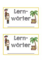 Vorschau - Anderer Materialtyp - Lernworttraining - Ordneretikett - Seite 3