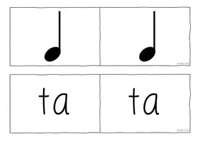 Vorschau - Präsentationen/Tafelbilder - Rhythmusbausteine - Notenwerte zum Musizieren - Seite 2