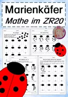 Vorschau - Arbeitsblätter - Mathematikunterricht ZR 20 Marienkäfer - Deckblatt