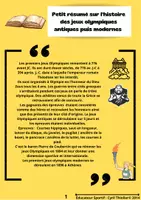 Aperçu - Jeux - Les Petites Olympiades à partir de 6 ans - Page 1