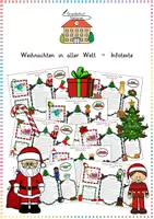 Vorschau - Arbeitsblätter - Weihnachten in aller Welt – Infotexte für den Sachunterricht (Interkulturelles Lernen) - Deckblatt