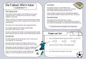 Vorschau - Arbeitsblätter - Fußball WM 2022 Katar/ Lerntheke / Selbstlernheft / Weltmeisterschaft - Seite 2