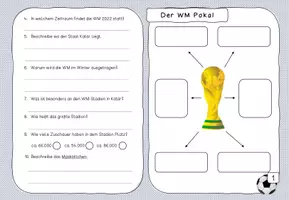 Vorschau - Arbeitsblätter - Fußball WM 2022 Katar/ Lerntheke / Selbstlernheft / Weltmeisterschaft - Seite 3