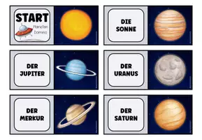 Vorschau - Arbeitsblätter - Domino: Planeten (Sonnensystem) - Seite 3