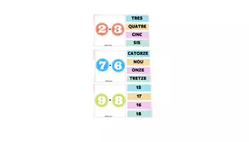 Vista previa - Juegos / Gamificación - PINÇA sumes 1-9 xifres i lletres - página 1