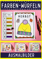 Vorschau - Arbeitsblätter - Farben-Würfeln: Herbst | Ausmalbilder - Deckblatt
