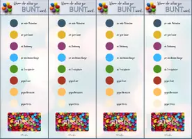 Vorschau - Arbeitsblätter - Geschenk Schokolinsen - wenn alles zu bunt wird - Seite 1