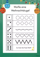 Vorschau - Mal- und Bastelvorlagen - Würfle eine Weihnachtskugel - Kunstprojekt zur Weihnachtszeit - Seite 3