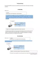 Vorschau - Arbeitsblätter - Word visuell - Textausrichtung - Deckblatt