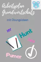 Vorschau - Stundenentwürfe - Rechtschreibstrategien Klasse 2 Arbeitsplan Grundwortschatz #silvesterknaller23 - Deckblatt