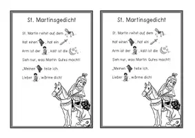 Vorschau - Anderer Materialtyp - Sankt Martin – Gedicht - Seite 2