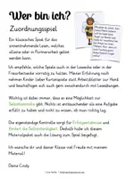 Vorschau - Arbeitsblätter - Fasching - Wer bin ich? Lesespiele Personenbeschreibung - Seite 1