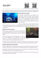 Vorschau - Arbeitsblätter - Heavy Metal (Infotext und Übungen) - Deckblatt