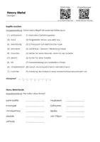 Vorschau - Arbeitsblätter - Heavy Metal (Infotext und Übungen) - Seite 1