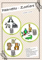 Vorschau - Spiele - Paarretto - Zootiere - Zoo animals - animaux de zoo - Deckblatt