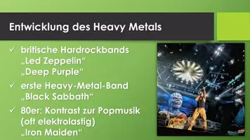 Vorschau - Präsentationen/Tafelbilder - Heavy Metal (Präsentation und H5P) - Seite 2