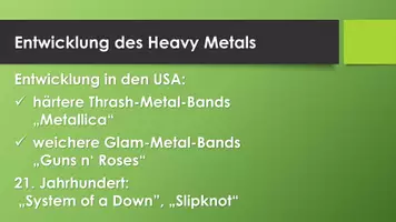 Vorschau - Präsentationen/Tafelbilder - Heavy Metal (Präsentation und H5P) - Seite 3