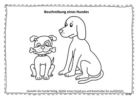 Vorschau - Arbeitsblätter - Tierbeschreibung - Seite 1