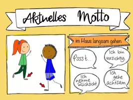 Vorschau - Bildkarten - Motto-Plakate: Klassenmotto, Schulmotto (Klasse 1, 2, 3, 4) - Seite 3