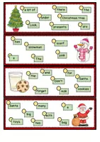 Vorschau - Arbeitsblätter - CHRISTMAS - 16 Scrambled Sentences (Sentence Structure) - Seite 2