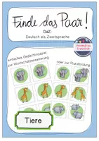 Vorschau - Spiele - Finde das Paar! - Bundle (Gedächtnisspiel, DaZ/DaF) - Seite 1