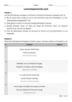Vorschau - Arbeitsblätter - LK Lyrik "Frühlingsnacht"" von Eichendorff - Deckblatt