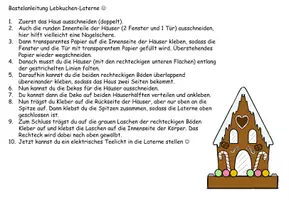 Vorschau - Mal- und Bastelvorlagen - Winter & Weihnachten: Bastelvorlagen für Windlichter - Seite 1