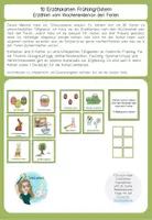 Vorschau - Fördermaterial/Inklusion - Ostern-Frühling - Erzählkarten/Schreibanregung - Deckblatt