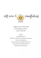 Vorschau - Arbeitsblätter - Self-Care and Mindfulness by tinasteaching - Deckblatt