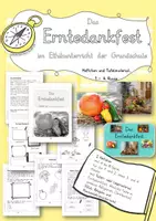 Vorschau - Arbeitsblätter - Erntedankfest im Ethikunterricht Klasse 1 bis 4 - Seite 1