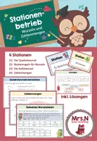Vorschau - Stationenlernen - Stationenbetrieb - Wurzeln und Zahlenmengen - Deckblatt
