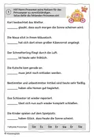 Vorschau - Arbeitsblätter - Selbstlernheft: (Personal)pronomen (Wortarten nach Montessori) - Seite 3