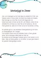 Vorschau - Spiele - Schnitzeljagd Fasching (Wortschatz und Bewegung) - Seite 1