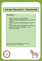 Vorschau - Stundenentwürfe - Bauernhof - Nutztiere (Plakatarbeit Einführung) - Seite 1
