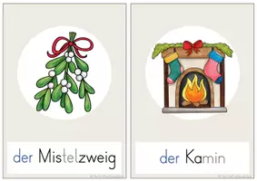 Vorschau - Fördermaterial/Inklusion - Weihnachten/Winter: Bild- und Wortkarten (DaZ/DaF, Wortschatz) - Seite 3