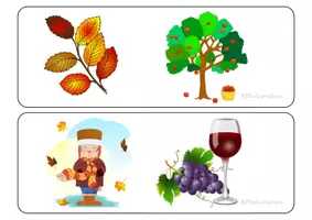 Vorschau - Präsentationen/Tafelbilder - Lied-Bildkarten: Der Herbst ist da - Seite 3