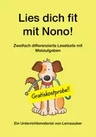 Vorschau - Arbeitsblätter - Gratiskostprobe Lies dich fit mit Nono - Deckblatt
