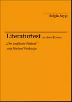 Vorschau - Arbeitsblätter - Literaturtest zu "Der englische Patient" von Michael Ondaatje - Deckblatt