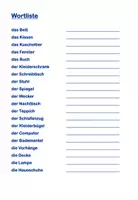 Vorschau - Spiele - Mein Zimmer Merk es Dir Spiel für DaF - Seite 3
