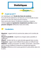 Aperçu - Préparation de séance / Séance complète - Les statistiques - leçon simplifiée - Page 3