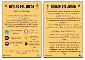 Vista previa - Juegos / Gamificación - Juego de mesa de Halloween: matemáticas - página 3
