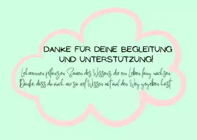 Vorschau - Anderer Materialtyp - Dankeschön für Lehrkräfte - Abschiedsgeschenk - Seite 1