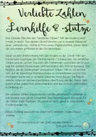 Vorschau - Merkblätter - Verliebte Zahlen Lernhilfe, -stütze für die Rechenmappe - Seite 1