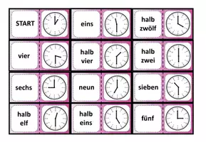 Vorschau - Spiele - Uhrzeiten Domino - 3 Versionen - inkl. Tafelmaterial - Seite 2