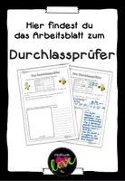 Vorschau - Arbeitsblätter - Der Durchlassprüfer - Deckblatt