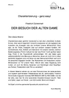 Vorschau - Unterrichtsreihen - Charakterisierung ganz easy! - DER BESUCH DER ALTEN DAME - Seite 3