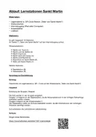 Vorschau - Stundenentwürfe - ✝️ Lernstationen Sankt Martin (Arbeitsaufgaben, Bastelidee, Rätseln u Lösung) - Seite 1